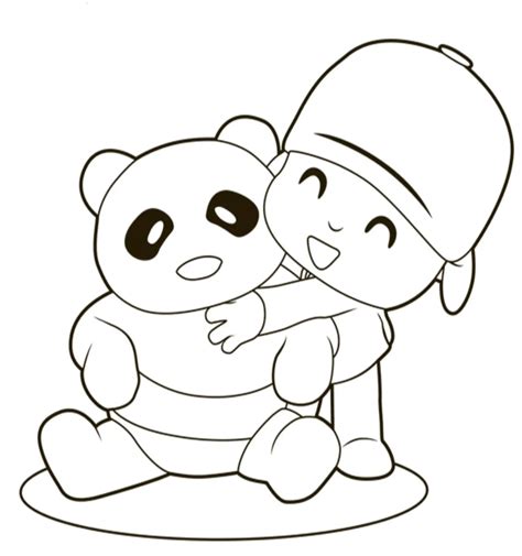 dibujos para colorear pocoyo|pocoyo coloring paper.